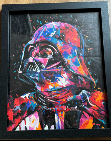 Darth Vader hand painted